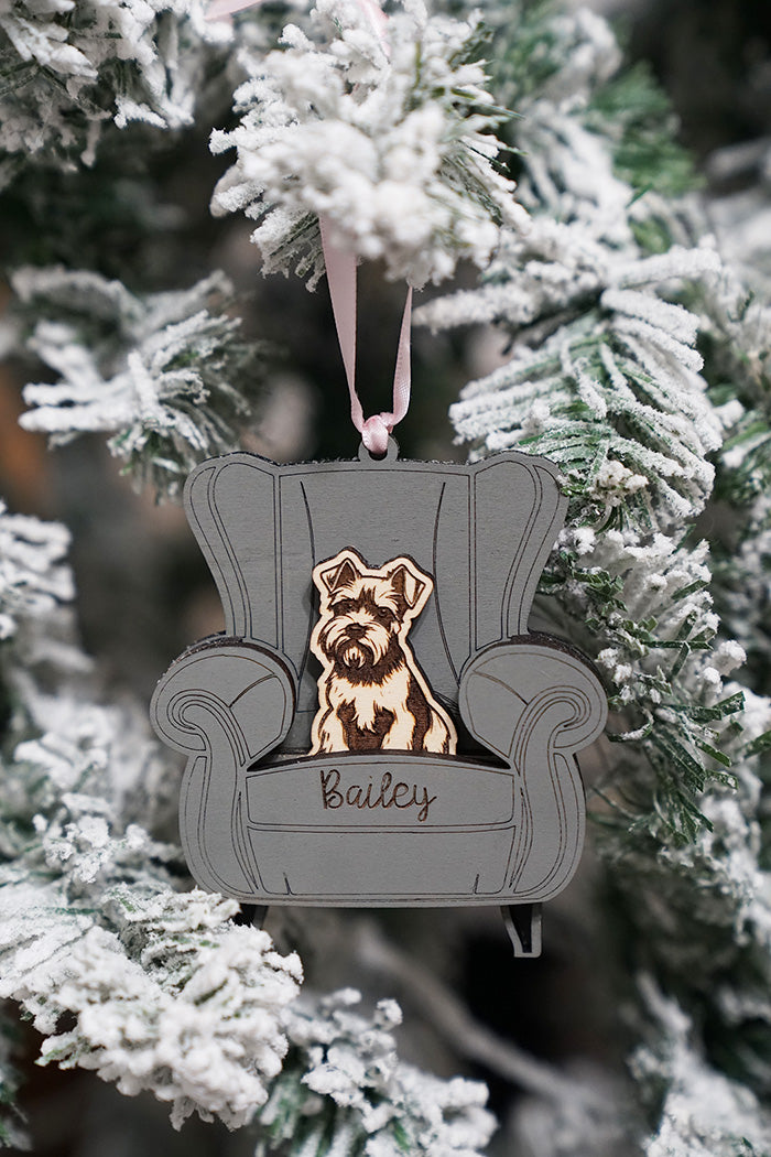 Personalized Pet Dog Couch Ornament