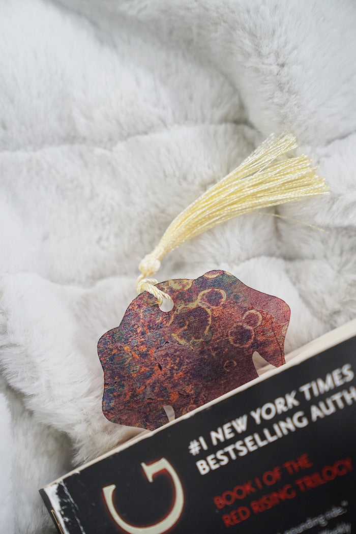 Dog Shaped Earth Color Bookmark