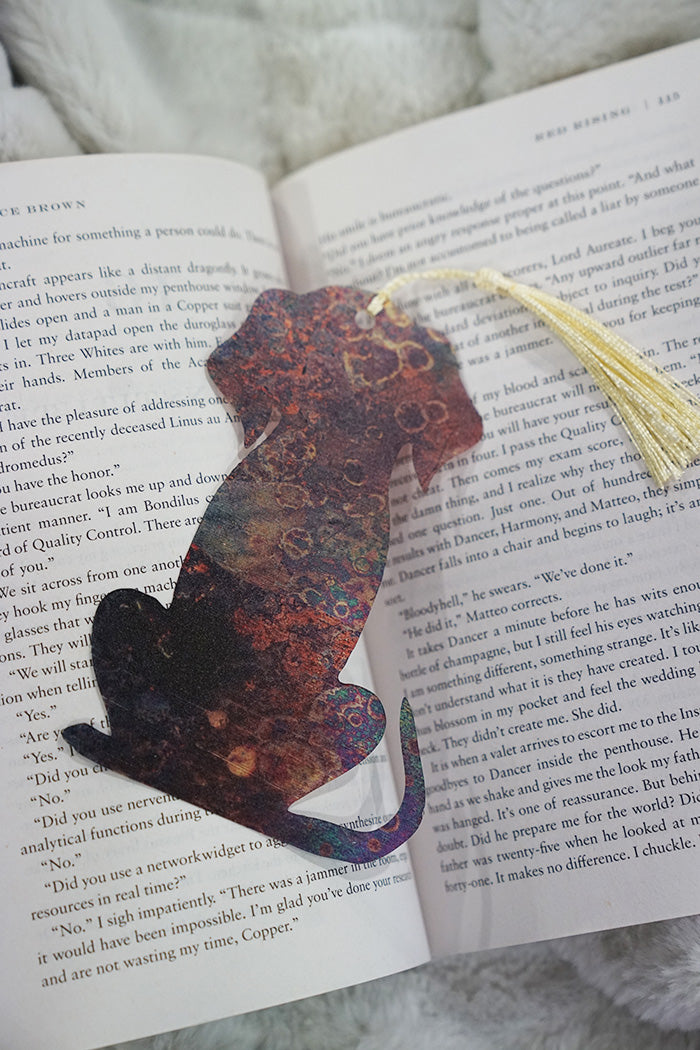 Dog Shaped Earth Color Bookmark