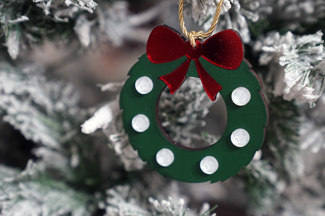 Golf Wreath Ornament