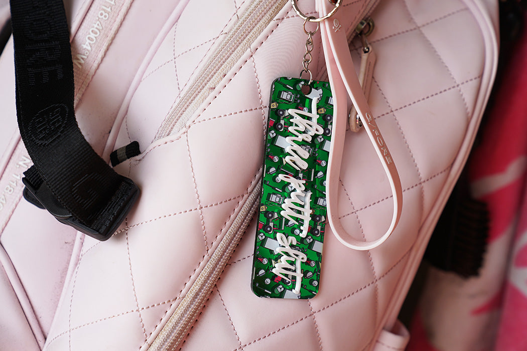 Three Putt Slut Golf Keychain Bag Tag