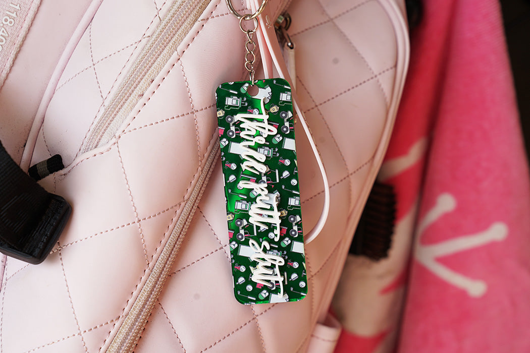 Three Putt Slut Golf Keychain Bag Tag