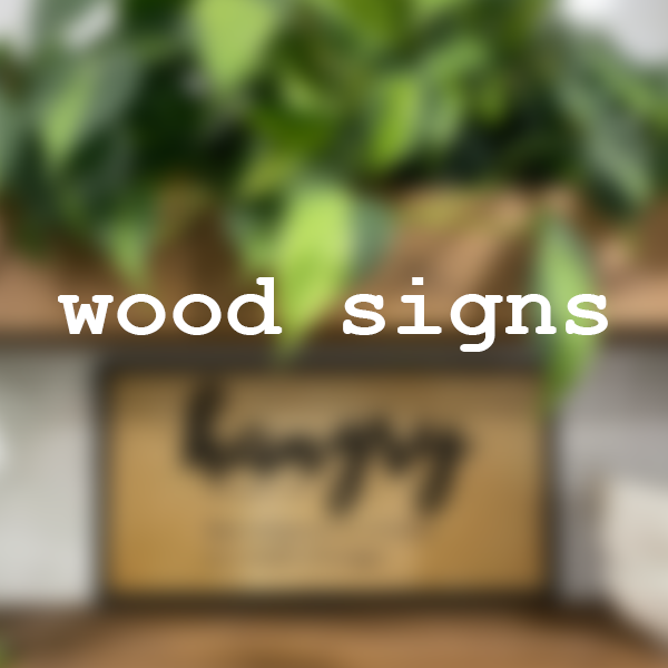 Wood Signs