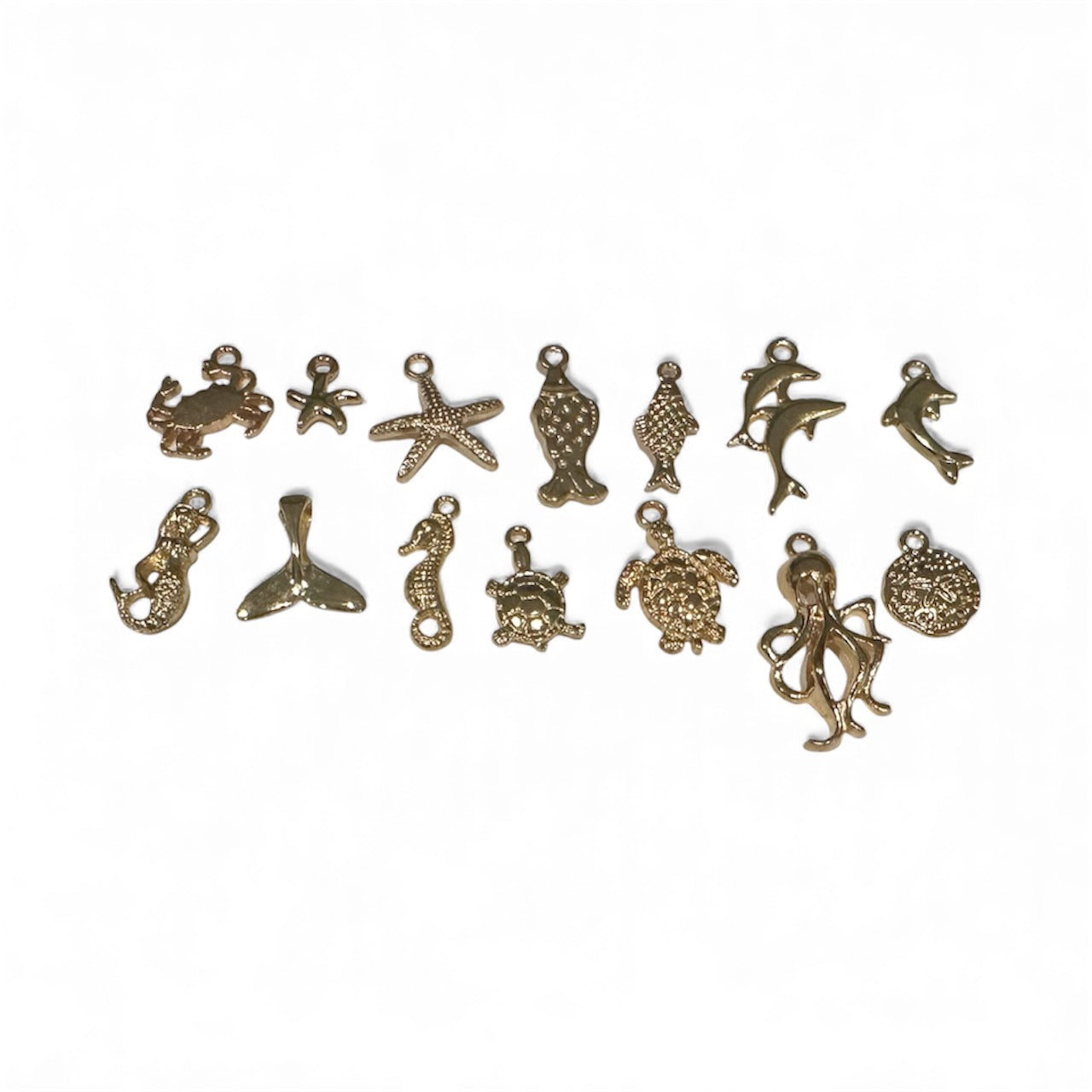 A5 Tri Fold Leather Journal Cover w/ Charms