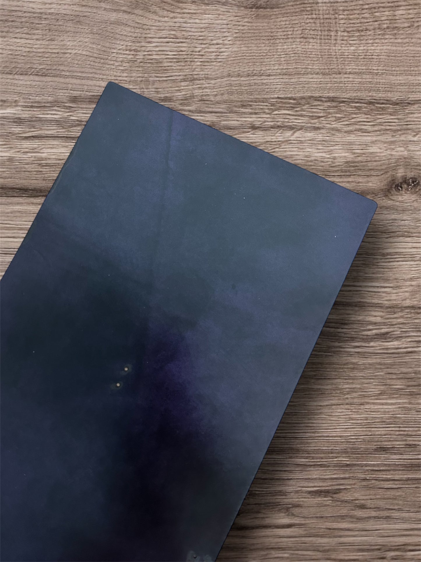 A5 Tri Fold Leather Journal Cover w/ Charms