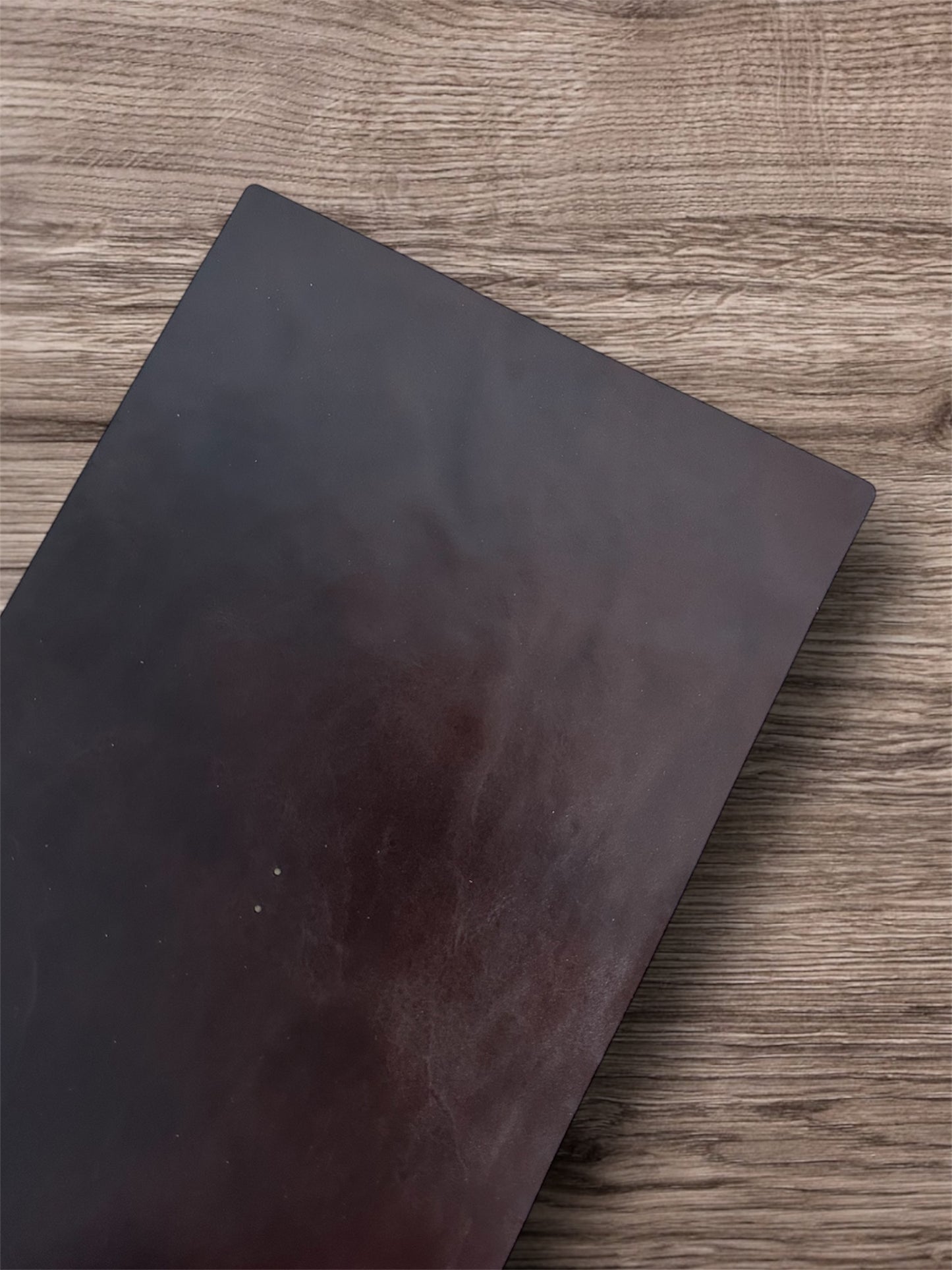 A5 Tri Fold Leather Journal Cover w/ Charms