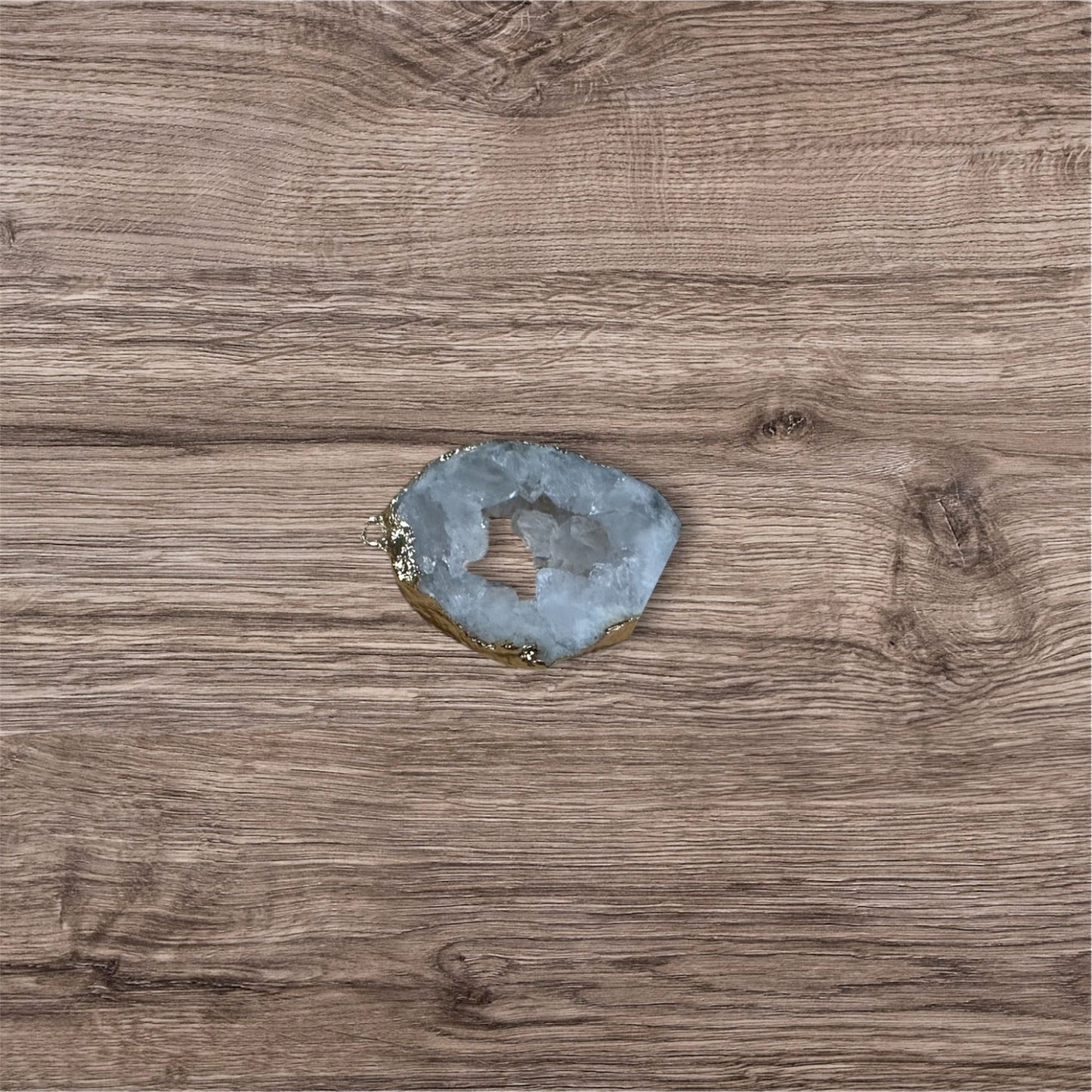 A5 Tri Fold Leather Journal Cover w/ Charms