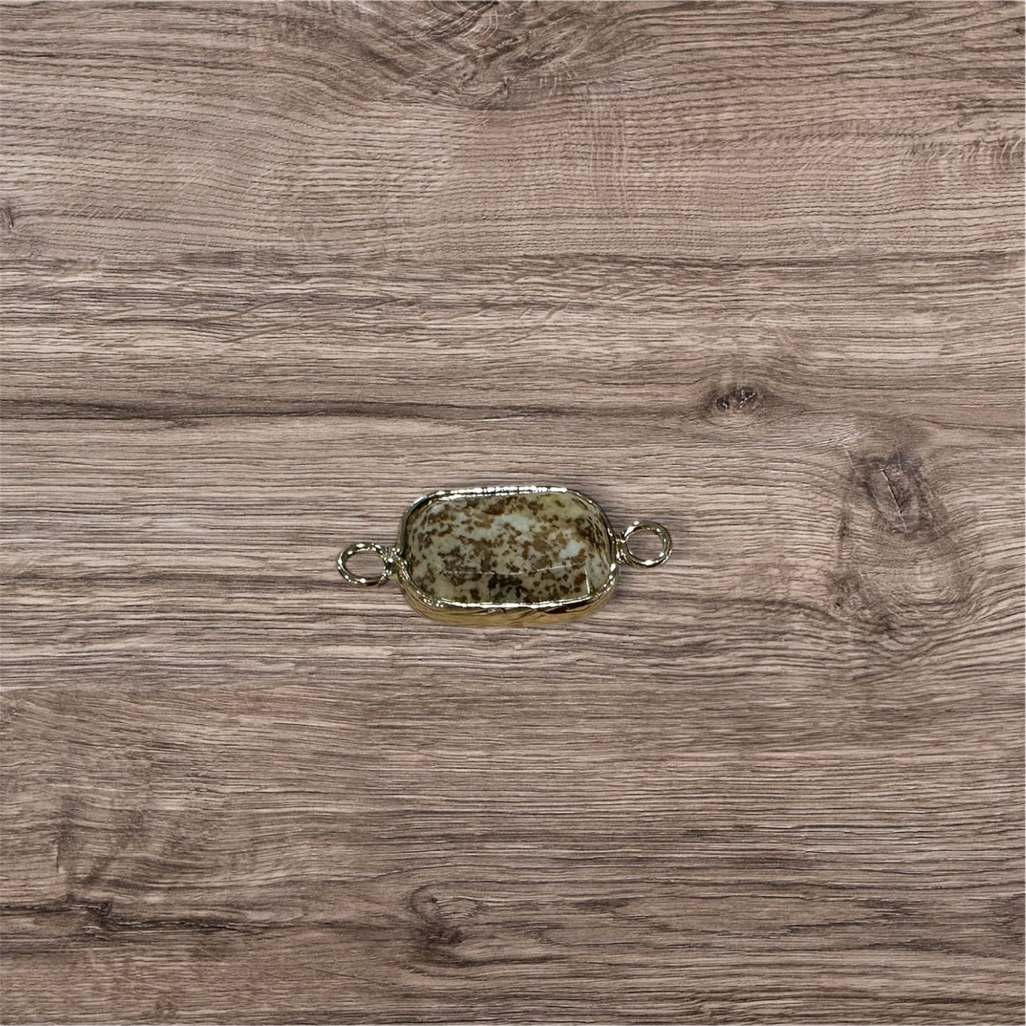 A5 Tri Fold Leather Journal Cover w/ Charms