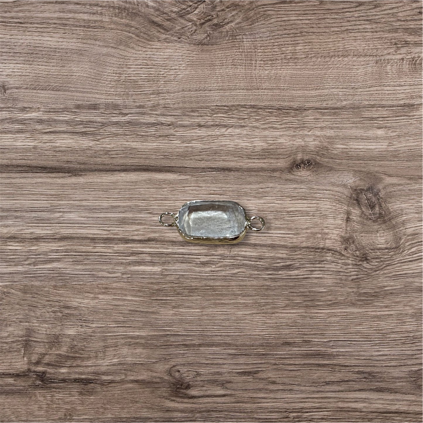 A5 Tri Fold Leather Journal Cover w/ Charms